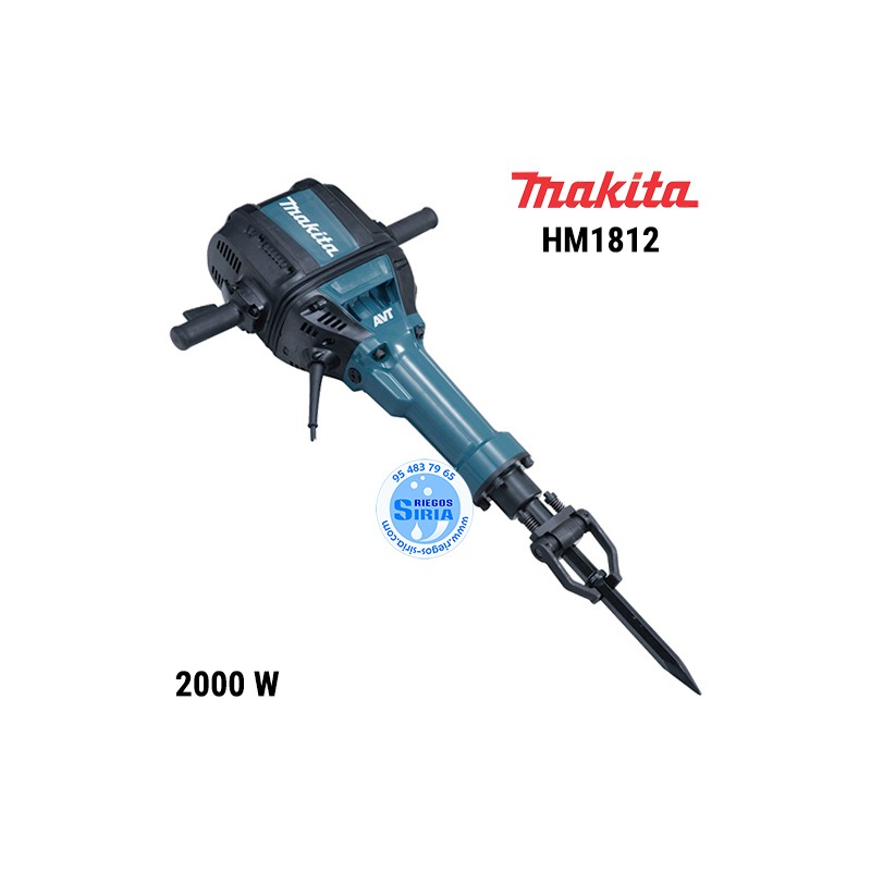 Martillo Demoledor Makita 2000W 31,3Kg AVT HM1812 HM1812