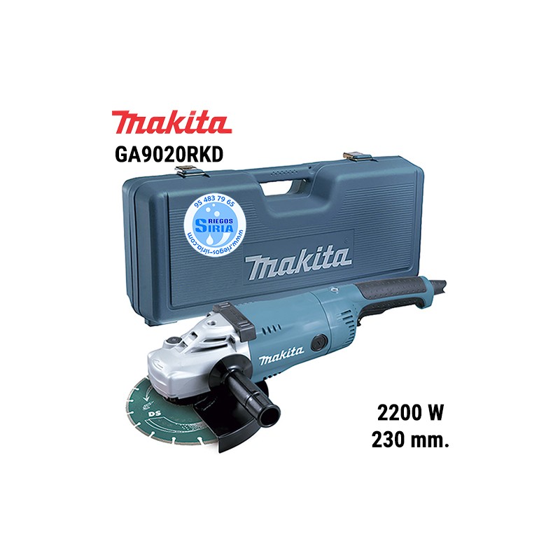 Amoladora Makita 2200W 230mm. SAR Maletín GA9020RKD GA9020RKD