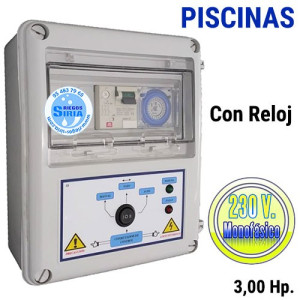 Cuadro Eléctrico Bomba Piscina 3,00CV 230V CF205