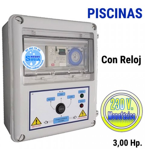 Cuadro Eléctrico Bomba Piscina 3,00CV 230V CF205