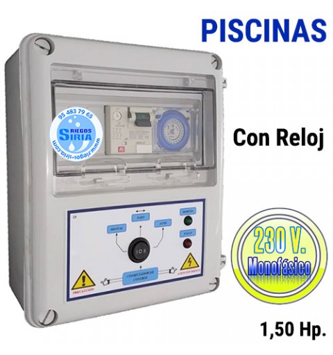 Cuadro Eléctrico Bomba Piscina 1,50CV 230V CF203