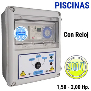 Cuadro Eléctrico Piscinas 1,50-2,00CV 400V CF404