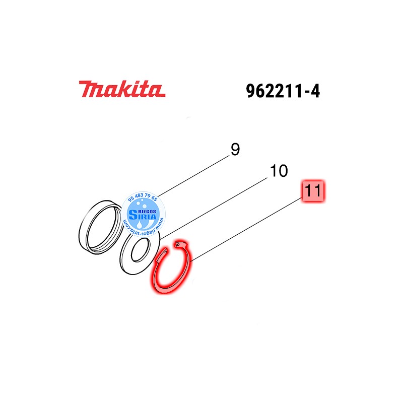 Grupilla R 42 Original Makita 962211-4 962211-4