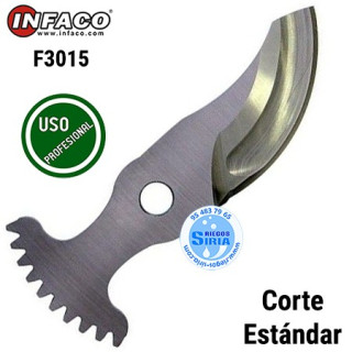 Cuchilla Acero Corte Estándar Infaco F3015 88807L