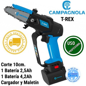 Sierra de Cadena 25,2Vmax 10cm 1Bat 4,2Ah 1Bat 2,5Ah Campagnola T-REX LN24.0900