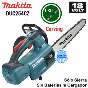 Sierra de Cadena 18V LXT BL 25cm Poda Carving DUC254CZ DUC254CZ