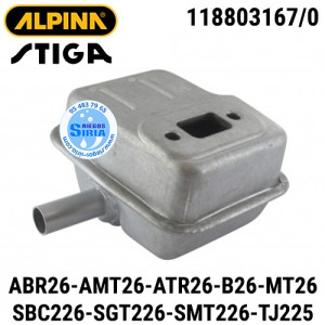 Escape Alpina Stiga ABR26J ABR26JD AMT26 ATR26J B26J B26JD MT26 SBC226J SBC226JD SGT226J SMT226 T26J TJ225X 160135