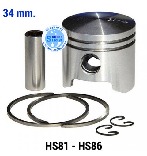 Pistón Completo compatible HS81 HS86 34 mm. 020285