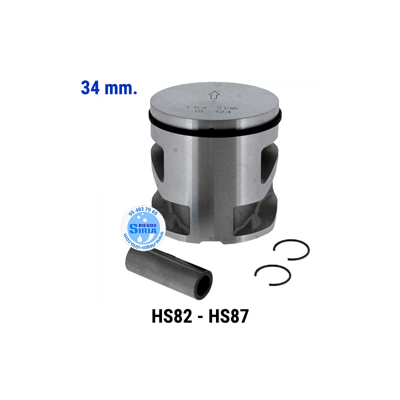Pistón Completo compatible HS82 HS87 34 mm. 021562