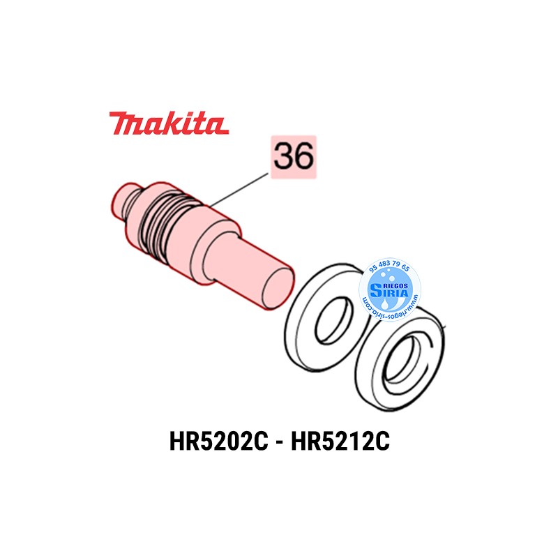 Impactador Makita HR5202C HR5212C 327245-8