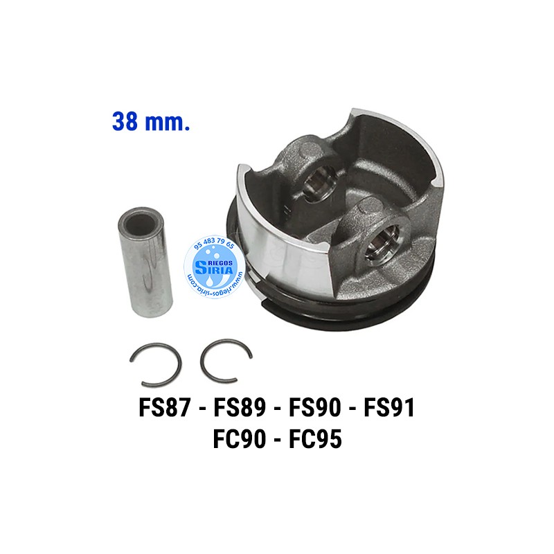 Pistón Completo compatible FS87 FS89 FS90 FS91 FC90 FC95 38 mm. 021563