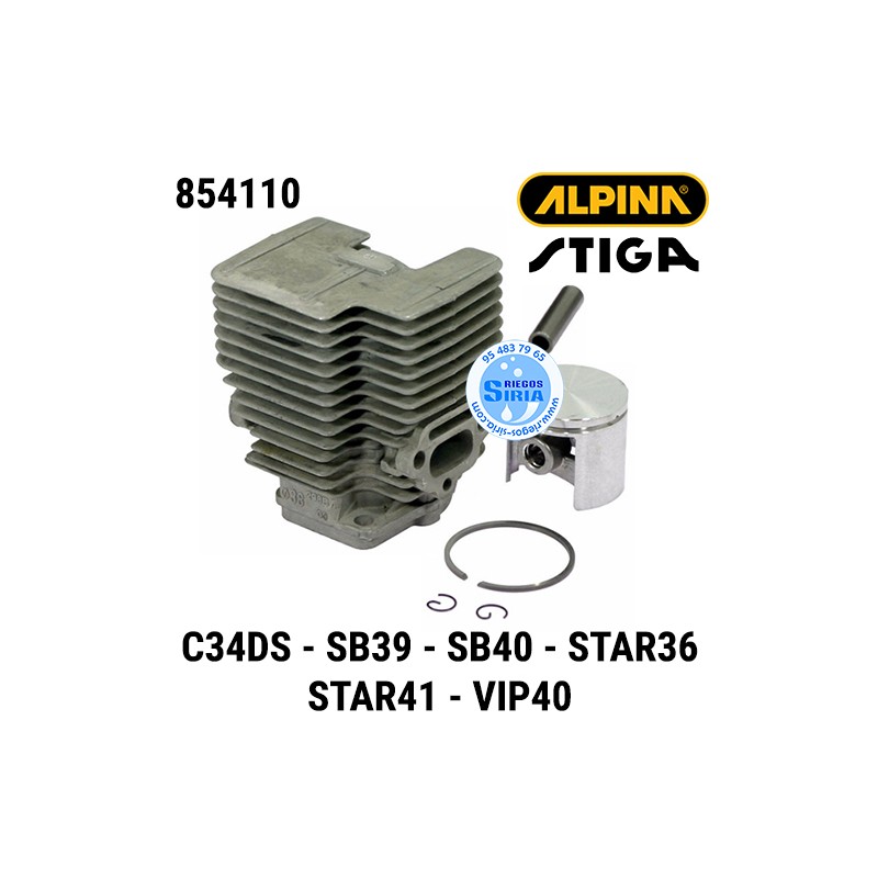 Cilindro Completo Original C34DS SB39 SB40 STAR36 STAR41 VIP40 160136