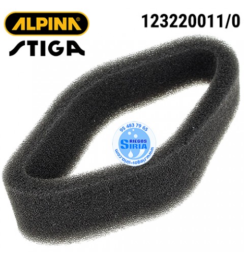 Filtro de Aire Alpina Stiga 123220011/0 160128