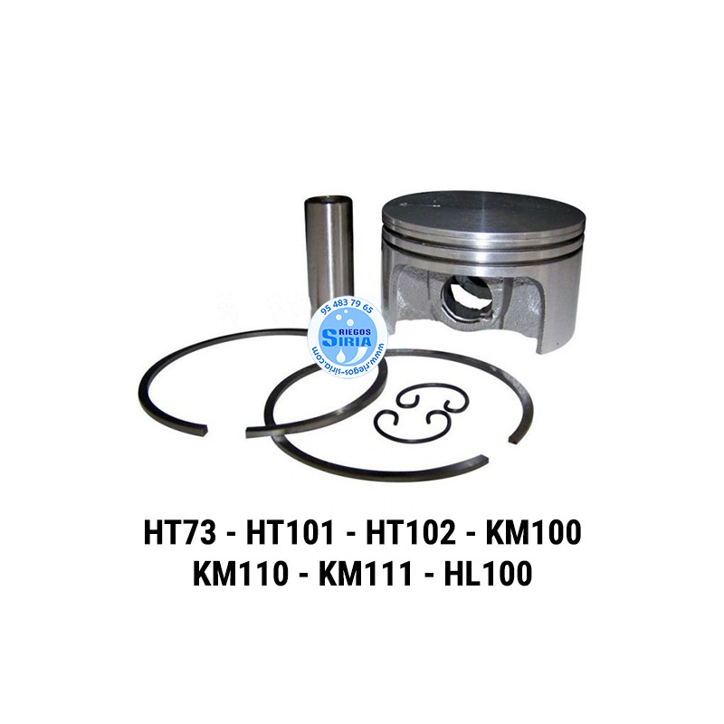 Pistón Completo compatible BT130 BT131 HT131 HT133 KM130 KM131 43 mm 021566