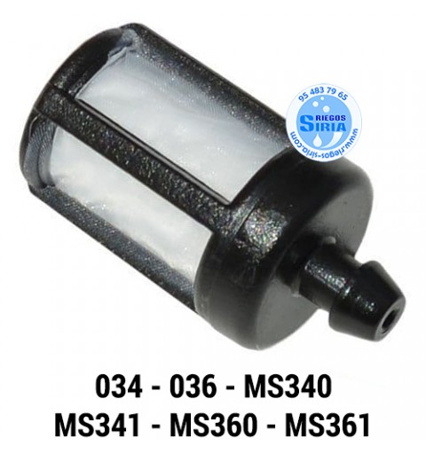 Filtro Gasolina compatible 034 036 MS340 MS341 MS360 MS361 020210