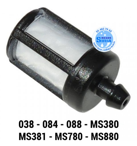 Filtro Gasolina compatible 038 084 088 MS380 MS381 MS780 MS880 020210