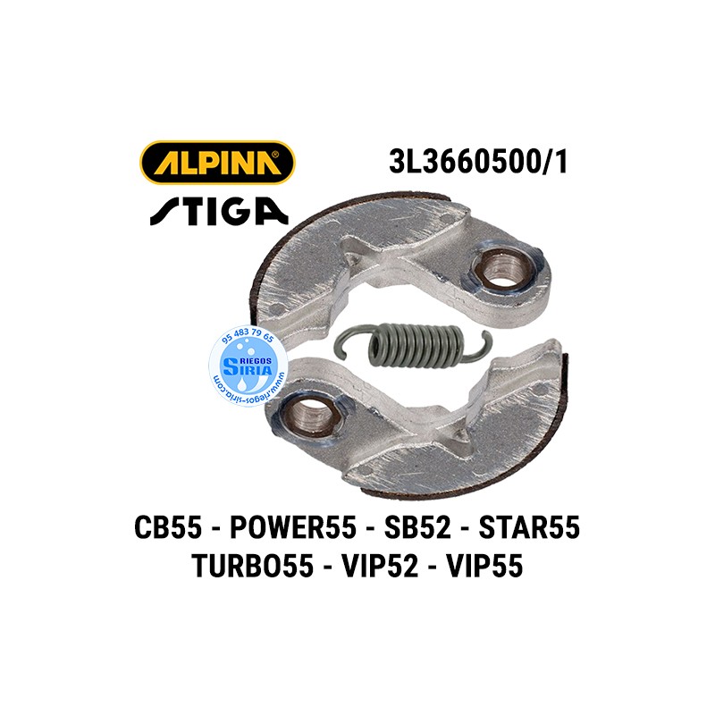 Embrague Completo Alpina Stiga C42DS CB55 SB44 SB52 STAR55 VIP52 VIP55 TURBO55 160151