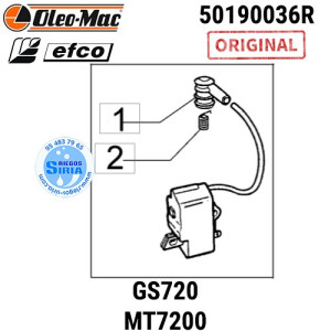 Bobina Original Oleo Mac GS720 Efco MT7200 090289