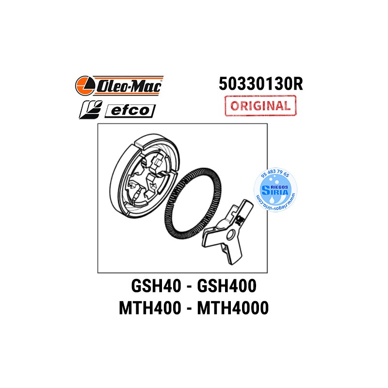 Embrague Original Oleo Mac GSH40 GSH400 Efco MT400 MT4000 090301