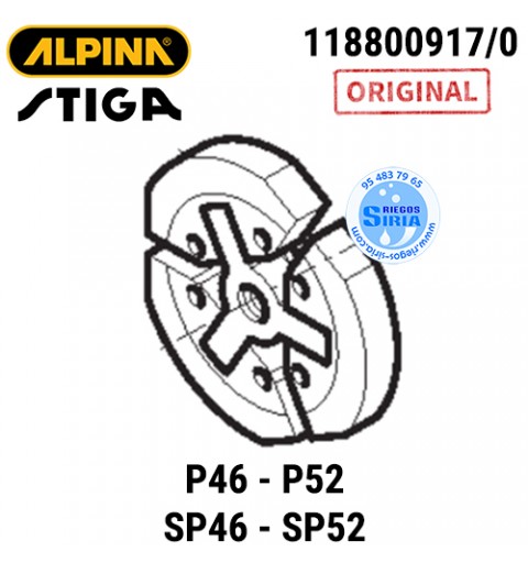 Embrague Alpina Stiga P46 P52 SP46 SP52 160180