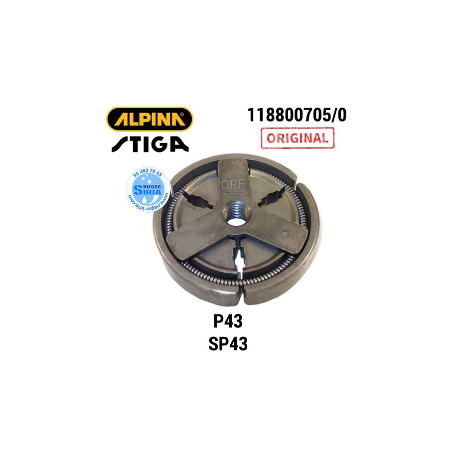 Embrague Alpina Stiga P43 SP43 160179