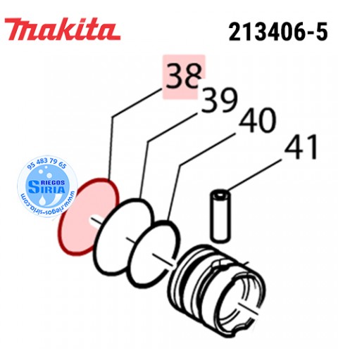 Junta Tórica 30 Original Makita 213406-5 213406-5