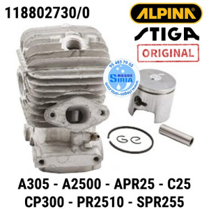 Cilindro Completo Original A305 A305C A2500 APR25 C25 CP300 PR2510 SPR255 160153