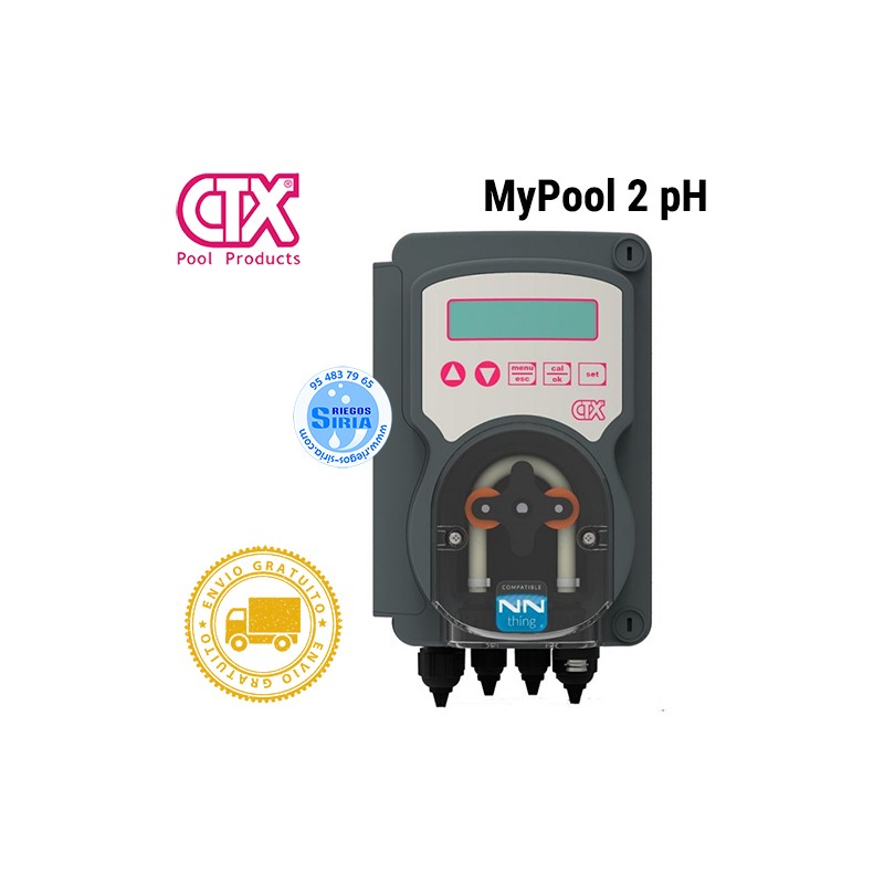 Bomba Dosificadora Peristaltica CTX MyPool Dos pH 72698