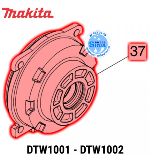 Caja Engranajes Makita DTW1001 DTW1002 135718-5