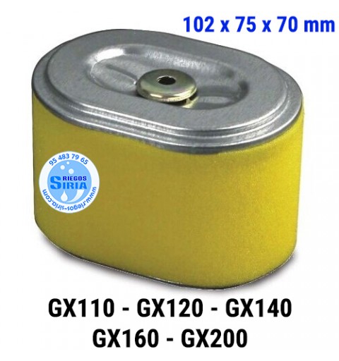 Filtro de aire adaptable GX 110 120 140 160 200 000077