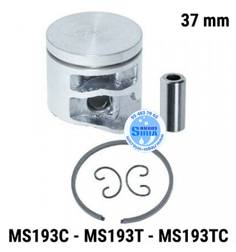 Pistón Completo compatible MS193 MS193T 37 mm 021218