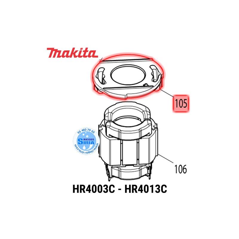 Deflector Makita HR4003C HR4013C 454329-0