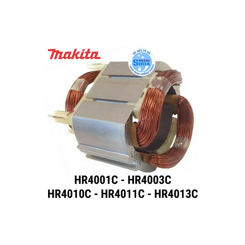 Estator Martillo Makita HR4001C HR4003C HR4010C HR4011C HR4013C 625758-6