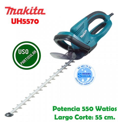 Cortasetos Eléctrico Makita 550W 55cm UH5570 UH5570