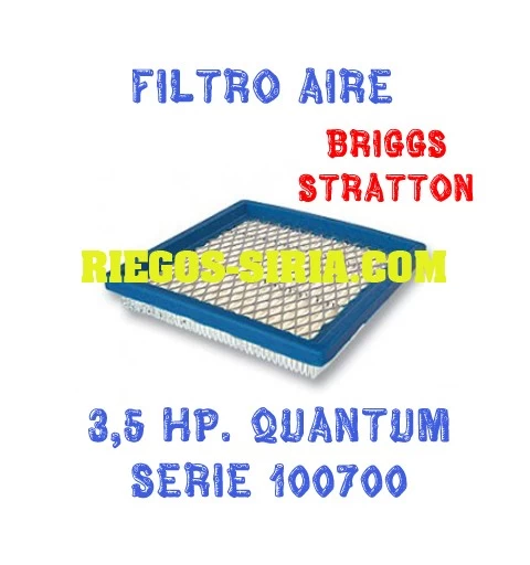 Filtro de Aire adaptable Briggs Stratton 3,5 4 Hp. Quantum 010056