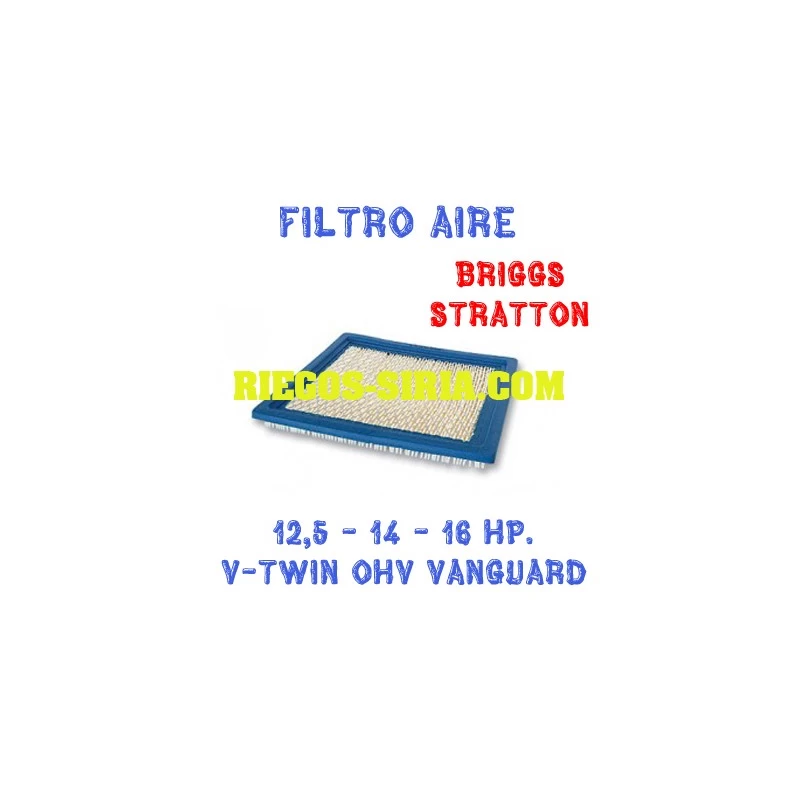 Filtro de Aire adaptable Briggs Stratton 12,5 14 16 Hp. V-Twin 010044