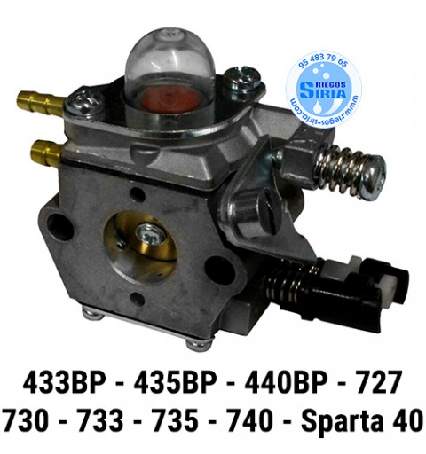 Carburador compatible 433BP 435BP 440BP 727 730 733 735 740 Sparta 40 090040