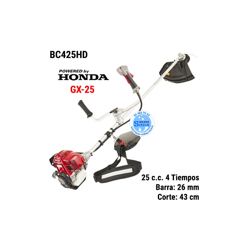 Desbrozadora 25,4 c.c. Manillar 43cm BC425HD Honda 281221003/21
