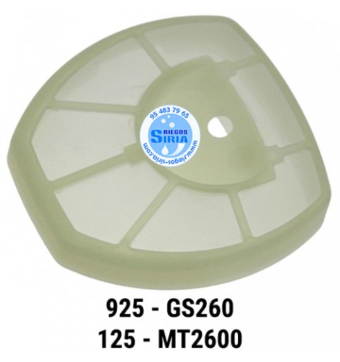 Filtro de Aire compatible 925 GS260 125 MT2600 090216