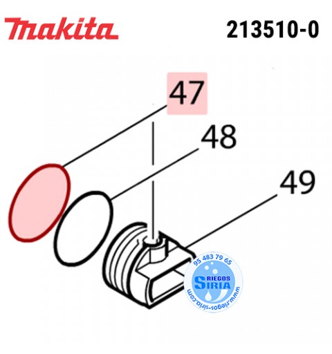 Junta Tórica 36 Original Makita 213510-0 213510-0