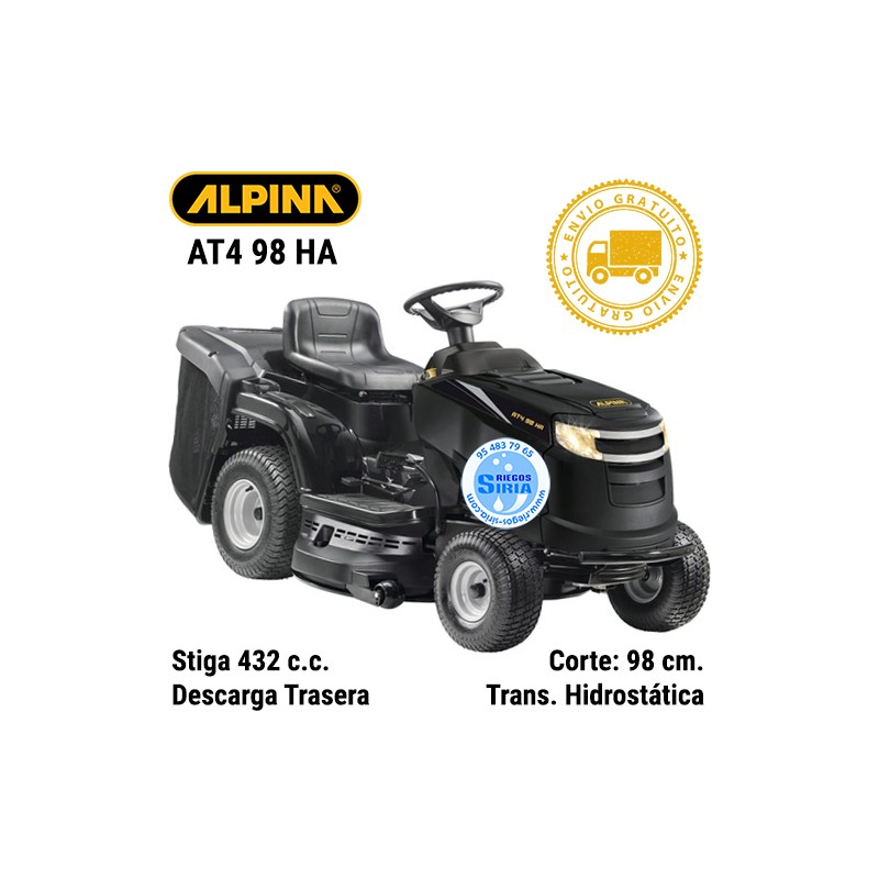 Tractor Cortacesped Alpina AT4 98 HA 2T2610404/A22