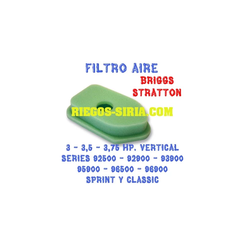 Filtro de Aire adaptable Briggs Stratton 3-3,5-3,75 Hp. Sprint Classic 010053