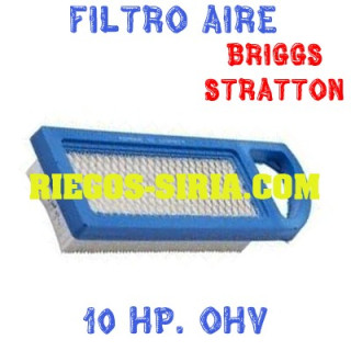 Filtro aire compatible Briggs Stratton 10 Hp. OHV 010040