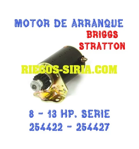 Motor de Arranque compatible Briggs Stratton 8 - 13 Hp.