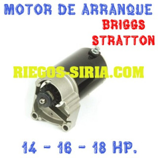 Motor de Arranque compatible Briggs Stratton 14 - 16 - 18 Hp.