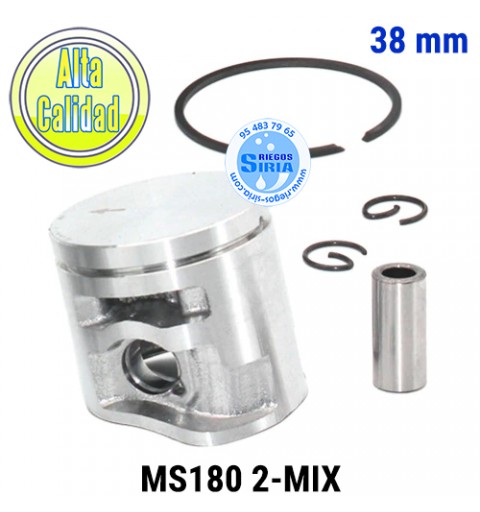 Pistón Completo compatible MS180 2-Mix 38mm 020643