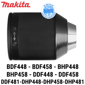 Mandril Original BDF448 BDF458 BHP448 BHP458 DDF448 DDF458 DDF481 DDF486 DF001G DHP448 DHP458 DHP481 DHP486 HP001G 763252-1