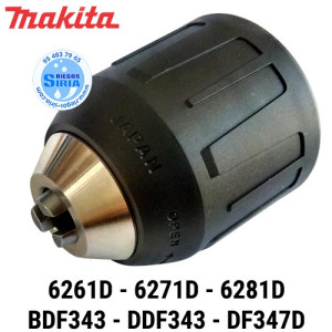 Vinagre diferente Transición 763252-1 MANDRIL Original Taladro MAKITA