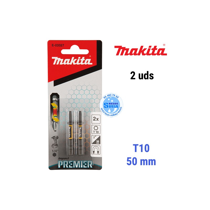 Punta Torsión Premier Makita T10-50mm (2pc) E-03327