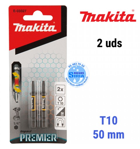 Punta Torsión Premier Makita T10-50mm (2pc) E-03327